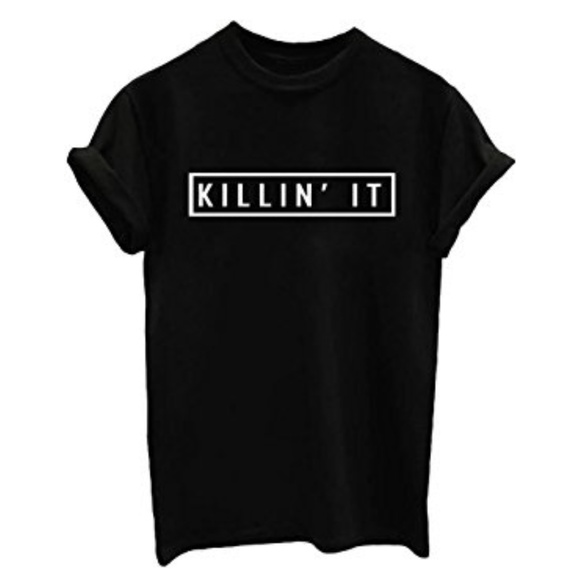 Tops - 🆕 Cute Letter Print Tee